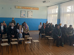 В селах М-Щербедино и Усть-Щербедино отчитались о работе