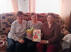 Жительница района отметила юбилей