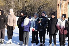 На Романовском катке состоялся праздник «Ледовые забавы»