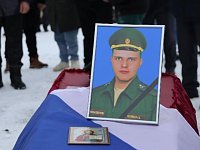 Жители села простились с военнослужащим СВО