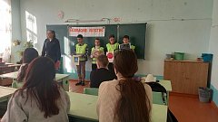Проведено занятие по безопасному поведению на дорогах