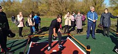 В Мордовском Карае открыли новую спортивную площадку
