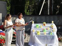 В Романовке почтили память детей - жертв войны на Донбассе