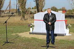 В поселке Красноармейский открыт памятник воинам-землякам