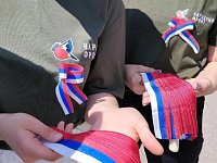 Саратовская молодежь раздала более 1000 ленточек ко Дню России