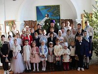 Детский утренник прошел в храме Рождества Христова