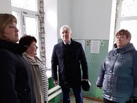 Глава района проинспектировал ремонт в детском саду