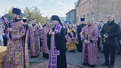В Романовке торжественно открыт памятник Святителю Луке Крымскому