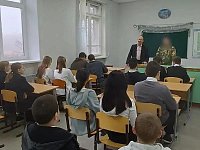 Состоялась встреча с участником СВО – выпускником школы