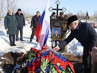 Жители Романовки простились с военнослужащим СВО