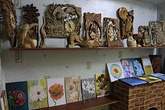 В редакции газеты была открыта выставка романовских мастеров