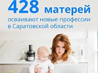 В Саратовской области более 400 женщин с детьми бесплатно обучаются востребованным профессиям