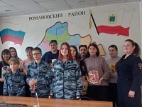 Члены отряда ЮДП выступили в отделе полиции