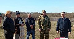 Жители д. Вязовая простились с бойцом СВО