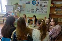 В Большекарайской библиотеке прошел фольклорный час