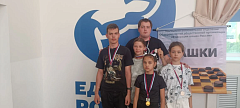 Романовские воспитанники «Точки роста» участвовали в открытом чемпионате по шашкам