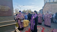 В Романовке торжественно открыт памятник Святителю Луке Крымскому