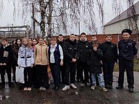 Учащиеся Романовской СОШ в рамках профориентации посетили отдел полиции