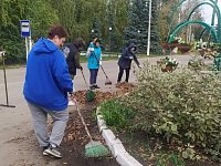 Работники культуры и образования участвовали в субботнике