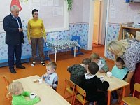 В детские сады района пришло тепло