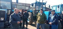 Инспектором Гостехнадзора проведен техосмотр в рамках посевной
