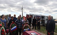 Жители села Бобылевка простились с бойцом СВО