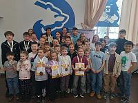 Воспитанники «Точки роста» приняли участие в первенстве по русским шашкам