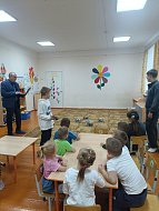 Воспитанники «Точки роста» Романовской СОШ побывали в детском саду «Колокольчик»