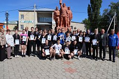 Состоялась эстафета в память о подвиге народа