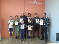 В «Точке роста» Романовской СОШ состоялся чемпионат района по шашкам